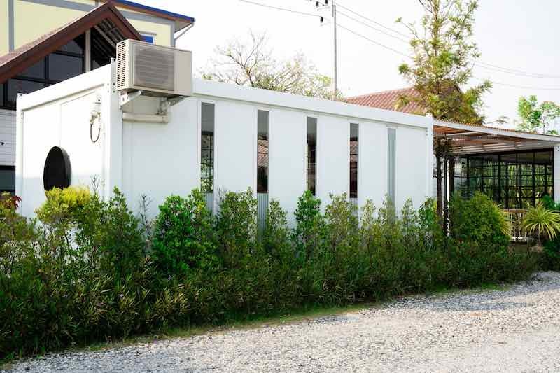 White container office building