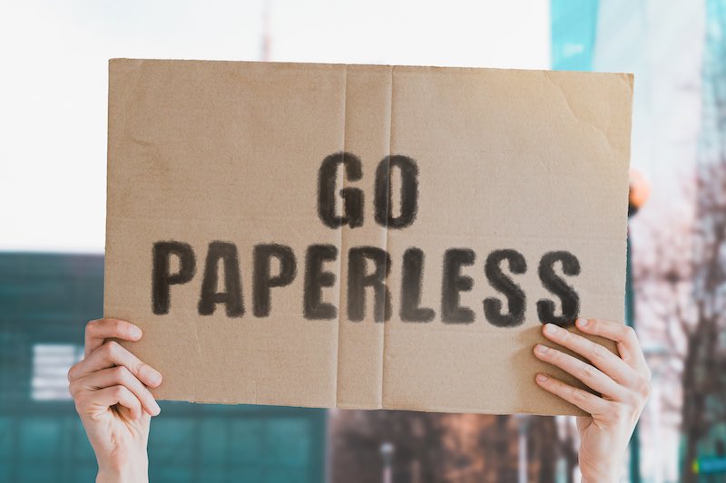 going paperless benefits